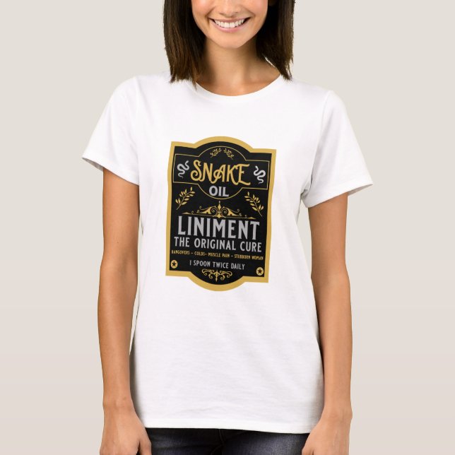 Cowboy Wild West Snake oil T-Shirt (Front)