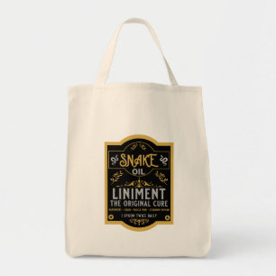 Cowboy Wild West Snake oil Tote Bag