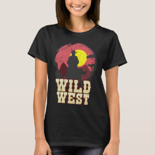 Cowboy Wild West Western Country Saddle Gift T-Shirt