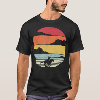 CowboyCowgirl T  Retro Horse  Wild West Tee_1 T-Shirt