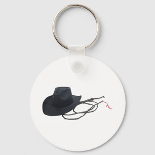 CowboyHatWhip090309 Key Ring