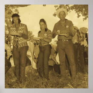 COWBOYS AND INDIANS POSTER