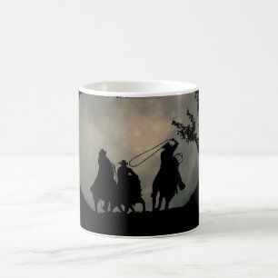 Cowboys and Moon Country Western Coffee Mug