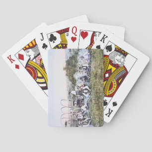 Cowboys at Lunch, 1904 (photo) Playing Cards