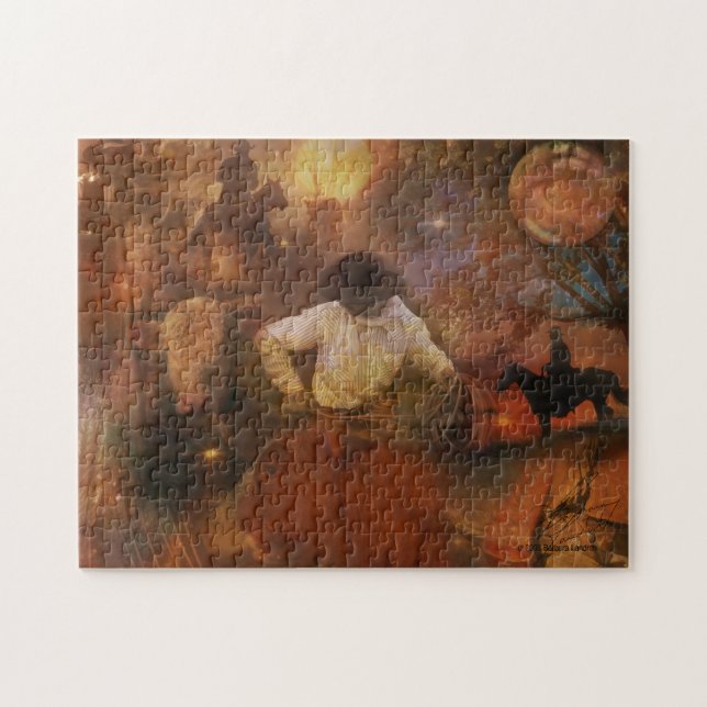 Cowboys - Boots, Wild Horses & Western Sunsets Jigsaw Puzzle (Horizontal)