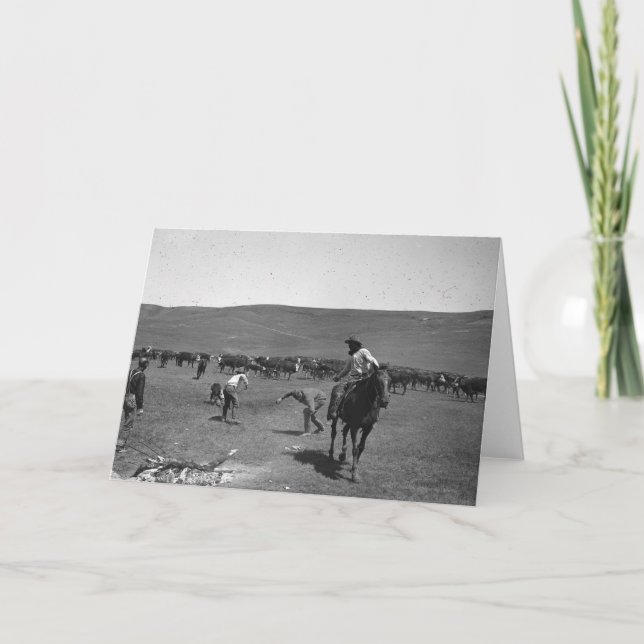 Cowboys branding card (Front)