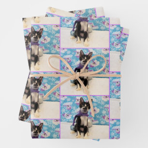 Cowboy's Christmas - Cat / Kitten Wrapping Paper 