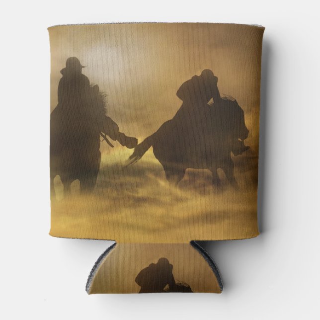 Cowboys Country Western Riding Can Cooler (Front)