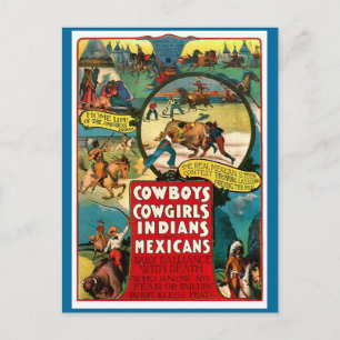 Cowboys, Cowgirls - Postcard