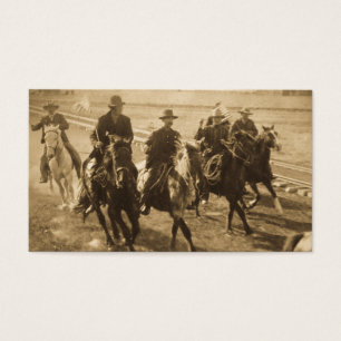 Cowboys Following Teddy Roosevelt's Train 1903