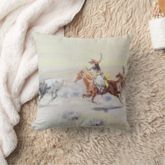 Cowboys from the Bar Triangle by CM Russell Cushion