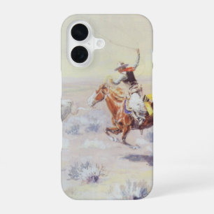 Cowboys from the Bar Triangle by CM Russell iPhone 16 Case