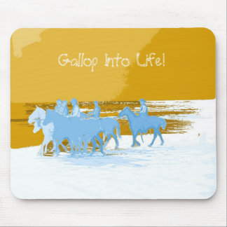 cowboys, Gallop Into Life! Mouse Mat