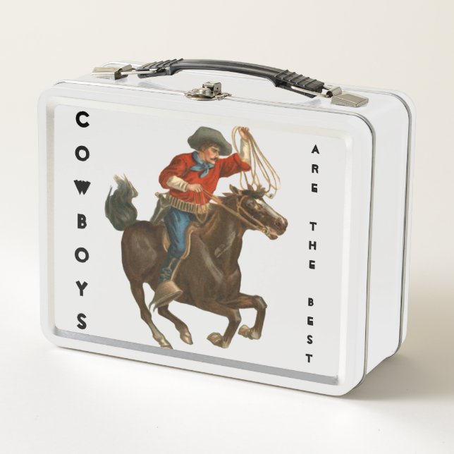 COWBOYS METAL LUNCH BOX (Front)