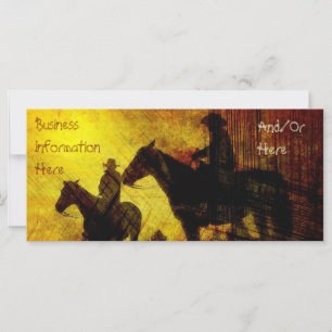 Cowboys on Horseback 2012 Calendar Bookmark