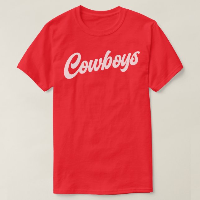 Cowboys Retro Dallas Cowboys T-Shirt (Design Front)