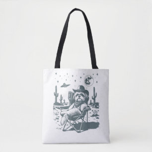  Cowboys UFO Western Tote Bag