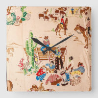 Cowboys - Vintage Wallpaper - Wild West