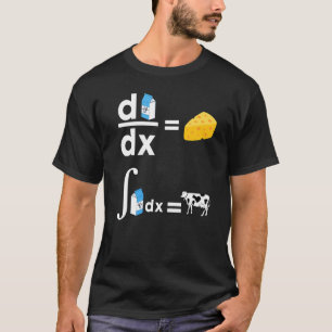Cowculus Math Cow Milk Cheese  Math For Men Women  T-Shirt