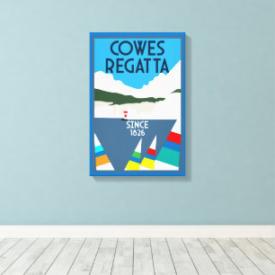 Cowes Isle of Wight Yacht Regatta Canvas Print