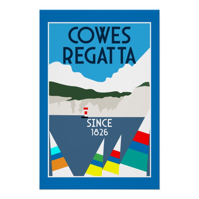Cowes Isle of Wight Yacht Regatta Poster (Front)
