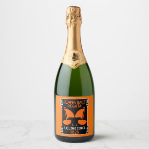 Cowes Isle of Wight Yacht Regatta Sparkling Wine Label