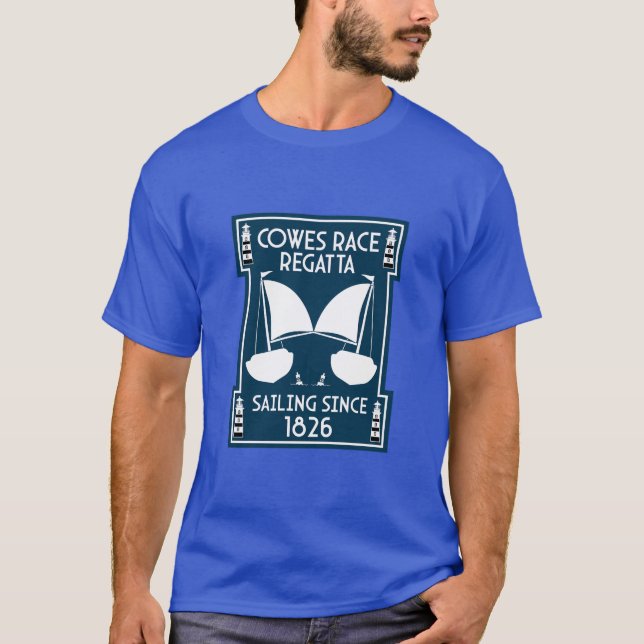 Cowes Isle of Wight Yacht Regatta T-Shirt (Front)