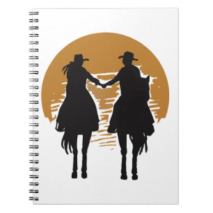 Cowgirl and Cowboy Notebook