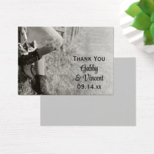 Cowgirl and Sunflowers Ranch Wedding Favour Tags