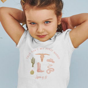 Cowgirl Any Age Birthday Party  T-Shirt