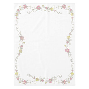 Cowgirl Baby Shower Country Western Pink Girl Tablecloth