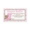 Cowgirl Baby Shower Diaper Raffle Ticket pink
