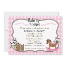 Cowgirl Baby Shower in Pink Plaids