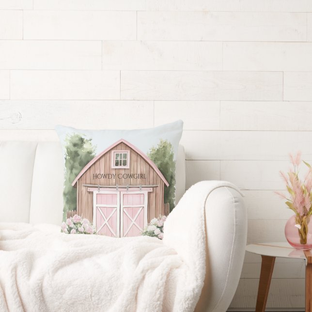 Cowgirl Barn Farm Cushion (Couch)