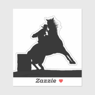 Cowgirl Barrel Racer and Horse Rodeo