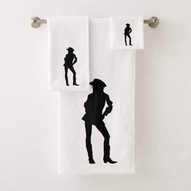 Cowgirl Bath Towel Set (Insitu)