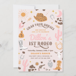 Cowgirl Birthday Invitation   Cowgirl Invitations