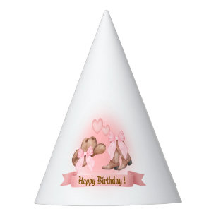 Cowgirl Birthday Paper Hats