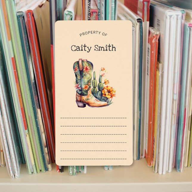Cowgirl Boots orange floral cactus property of  (Creator Uploaded)