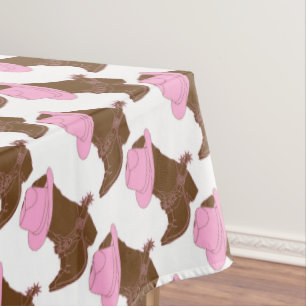 Cowgirl Boots Tablecloth