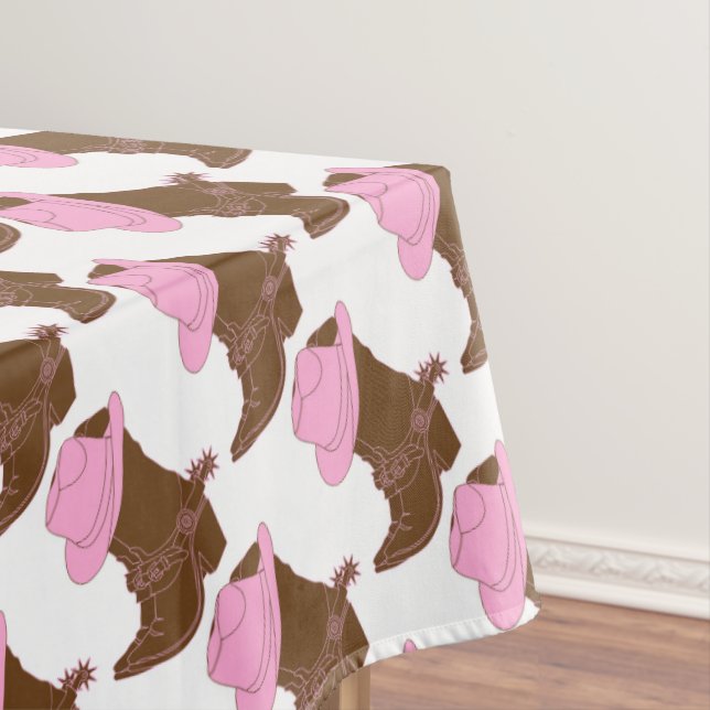 Cowgirl Boots Tablecloth (In Situ)