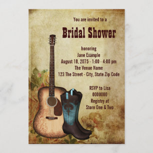 Cowgirl Bridal Shower Invitation