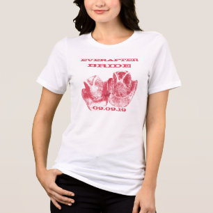 Cowgirl Bride Ever After Wedding T-Shirts