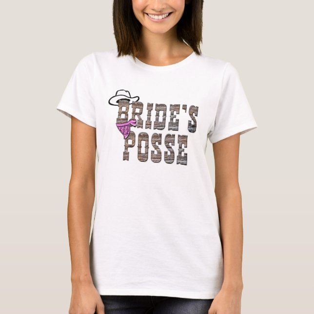 Cowgirl Bride's Posse Shirt (Front)