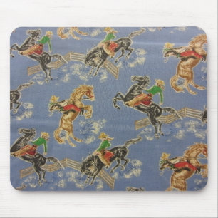 Cowgirl Bronc Rider Mouse Mat