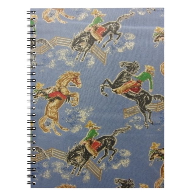 Cowgirl Bronc Rider Notebook (Front)