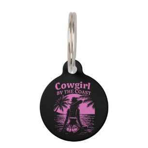 Cowgirl By The Coast Style Western Beachy Women Pet Tag
