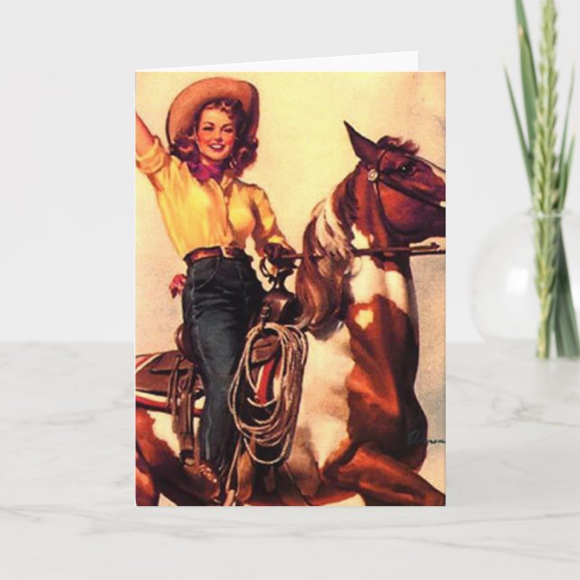 Cowgirl Card (Front)