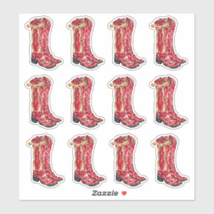 Cowgirl Christmas Envelope Seal