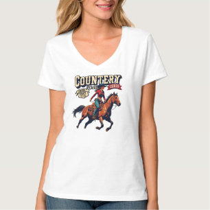 Cowgirl Codes: Country Spirit Unleashed T-Shirt